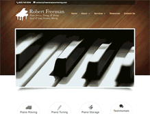 Tablet Screenshot of freemanpianomoving.com